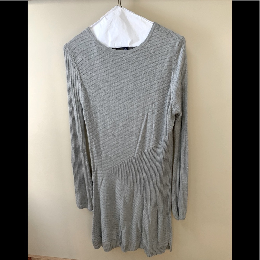Apt 9 Gray Knit Tunic Dress Medium